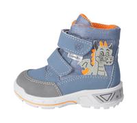 Ricosta Jungen Stiefel DRAKI Sympatex Klettstiefel Weite Weit lose Einlage Pavone/Nebel Größe 24