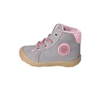 RICOSTA Mädchen Stiefel Georgie, Baby und Kleinkinder Lauflernschuhe, Weite: Mittel, lose Einlage, terracare, Graphit/rosa (450), 22 EU