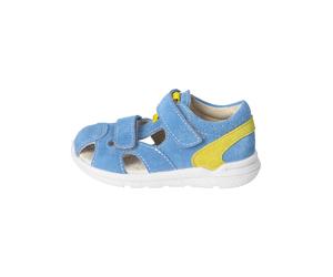 PEPINO Leder-Halbsandalen "Kansi" in Hellblau - Größe 23 | Babysandalen