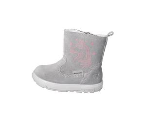 PEPINO Leder-Winterstiefel "Cosa S" in Grau - Größe 25 | Kinderstiefel