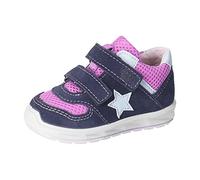 PEPINO Ricosta Mädchen Stiefel NURI,Kinder Boots,WMS:Mittel,lose Einlage,Booties,Leder,Kids,Kinderschuhe,Nautic/violett (370),25 EU