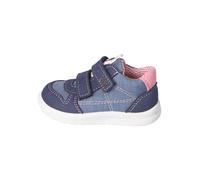 RICOSTA Mädchen Low-Top Sneaker SAM, Kinder Lauflernschuhe, Weite: MITTEL, lose Einlage, Klettverschluss, Halbschuhe, Ozean/Nebel/rosa (140), 28 EU