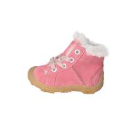 RICOSTA Mädchen Barfußschuhe ELIA, Kinder Lauflernschuhe, Weite: Weit, terracare,Barfuß-Schuh, schnürer, lammfell, Rosewood (320), 23 EU