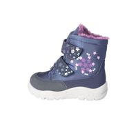 Pepino Stiefelette Lederimitat Blau/Multi Warmfutter - 27