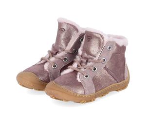 Pepino Winterstiefeletten ELIA barefoot Rosa - Gr. 19 - Wolle