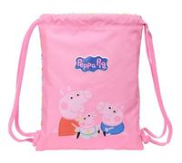 PEPPA PIG Baby PIG - Flacher Rucksack für Kinder, ideal für Kinder verschiedener Altersgruppen, bequem und vielseitig, Qualität und Widerstandsfähigkeit, 26 x 34 cm