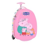 Safta Peppa Pig Baby Pig Kid 16´´ 27.7l 28x43x23 Cm Trolley Bag Rosa Kinder