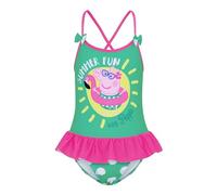 Peppa Pig Badeanzug für Mädchen - Sommerspaß, grün, 3-4 Jahre