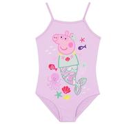 Peppa Pig Badeanzug | Meerjungfrau Strandkostüm Für Mädchen | Sommer-Badeanzug Für Mädchen | Lila 98