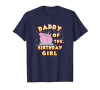 Peppa Pig Daddy of The Alles Gute zum Geburtstag Girl T-Shirt, Herren, Marineblau, XL