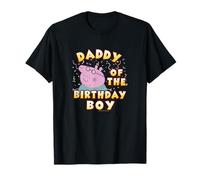 Peppa Pig Daddy Of The Birthday Boy Confetti Logo T-Shirt