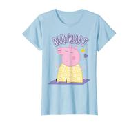 Peppa Pig Damen T-Shirt, Weiß, Kurzarm, S, Klassische Passform, Lizenzierte Designs