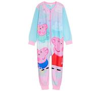 Peppa Pig Einteiler für Kinder, Mädchen, All-in-One-Pyjama, Peppa Baby Evie, multi, 3-4 Years