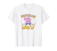 Peppa Pig George Birthday Boy Holiday Confetti Logo T-Shirt