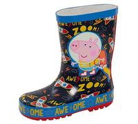 Peppa Pig George Pig Astronaut 3D Gummistiefel aus Gummi, Größe 40, Marineblau
