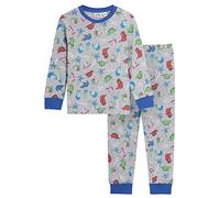 Peppa Pig George Pig Pyjama für Jungen Dinosaurier Pjs Dino volle Länge Nachtwäsche Set, grau, 5 Jahre