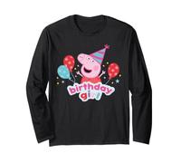 Peppa Pig Happy Birthday Girl zum besonderen Tag, Partyspaß, Klassiker Langarmshirt