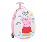 Peppa Pig Ice Cream Kabinenwagen 40,6 cm, Trolley mit Rädern, Sicherheitsschloss, Leichter Koffer, 28 x 23 x 43 cm, Hellrosa/Mintgrün, Hellrosa/Minzgrün, Estándar, Casual