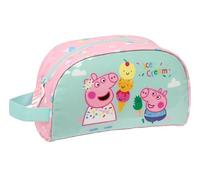 Peppa Pig Ice Cream Kulturbeutel, groß für Kinder, anpassbar an den Kinderwagen, ideal für Kinder von 5 bis 14 Jahren, bequem und vielseitig, Qualität und Widerstandsfähigkeit, 26 x 16 x 9 cm,