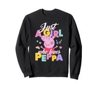 Peppa Pig Just A Girl Who Loves Peppa Playing Cheerfully Sweatshirt