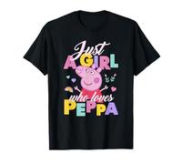 Peppa Pig Just A Girl Who Loves Peppa Playing Cheerfully T-Shirt