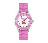 Peppa Pig Mädchen Armbanduhr Analog Quarz mit Silikonarmband PPG9000, Rose