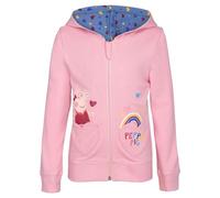 Peppa Pig Mädchen Jacke Sweatjacke | inkl. Leggings Peppa Wutz Kapuzenpullover mit Reißverschluss (DE/NL/SE/PL, Numerisch, 98, Regular, Rosa)