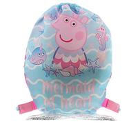 Peppa Pig Mermaid at Heart Drawstring Sports Trainer Bag