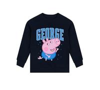 Peppa Pig Peppa Wutz Pullover | George Wutz Jungen Pullover Kleidung | Blau 116