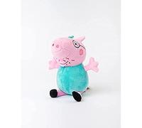 Peppa Pig Pig Plüsch Schlüsselanhänger, 13-15 cm, 11860, Mehrfarbig