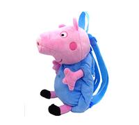 Peppa Pig Plüsch 3D Rucksack - George, ca. 38-45 cm, 12801, Mehrfarbig, 50