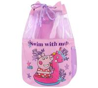 Peppa Pig Rucksack Schwimmtasche, Turnbeutel und süße Badetasche für Mädchen Einheitsgröße