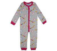 Peppa Pig Schlafanzug für Mädchen, langärmelig, 99 % Baumwolle, 3-8 Jahre, grau, 7-8 Jahre