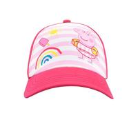 Peppa Pig Sonnenhut Kinder | Kappe Mädchen | Regenbogen Sonnenmütze Madchen | Einheitsgröße Rosa