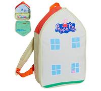Peppa Pig Spielhaus-Rucksack mit komplettem Innenraum und faltbarem Regal, Kinderzimmer-Rucksack, Reise, Spielzeugtasche, mehrfarbig, Einheitsgröße