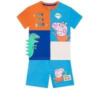 Peppa Pig T-Shirt Und Shorts Für Jungen | Jungen Tshirt Und Sommer T-shirt Kinder Set | George Pig Kinder Tshirt | Blau 122