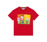 Peppa Pig T-Shirts Für Jungen, Peppa Wutz Kleidung, George Pig Kinder Kleidung, Sommeroberteil Für Kinder, Rot 98