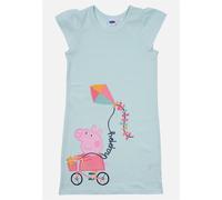 United Labels Peppa Wutz Kleid für Mädchen - Happy - Kleidchen mit kurzen Ärmeln Türkis (as3, Numeric, Numeric_110, Numeric_116, Regular)