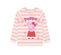 Peppa Wutz Tshirt Mädchen, Langarmshirts für Mädchen, T Shirt Kinder mit 3D Schleife 98