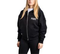 Pequs Chest Logo Cropped Zip Hoodie XS