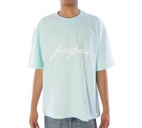 Pequs Front Logo T-Shirt Herren Shirt Aqua XL