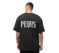 Pequs Herren T-Shirt Back Logo Black (DE/NL/SE/PL, Alphanumerisch, S, Regular, Regular, Black)