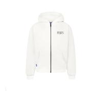 Pequs Herren Zip Hoodie Chest Logo Star White (DE/NL/SE/PL, Alphanumerisch, L, Regular, Regular, Star White)