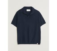 Peregrine Alma Cotton Structure Polo Navy Blau S