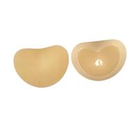 Perfeclan 2 Stück BH-Einlagen Brustpolster Brusteinlagen für Badeanzug Kleid Alltagskleidung, Hautfarbe Herz