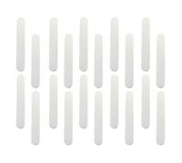 Perfeclan 20x Selbstklebende Schweißbänder für Baseball Caps & Hüte,Saugstark, Einfach zu Verwenden, Universell Einsetzbar,Weiß, 23,5 x 3,7 cm