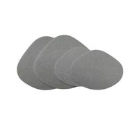 perfeclan 4pcs Schuhfinderreparaturflecken in Schuhflecken für Löcher praktisch für Männer/Frauen bequeme selbstklebrige Absatzlochaufkleber, Hellgrau