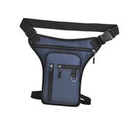 Perfeclan Beintasche Motorrad Hüfttasche,Wasserdicht, Mehrere Taschen, Verstellbar,Outdoor-Werkzeugtasche für Outdoor, Fahrrad, Wandern, Reisen,Blau