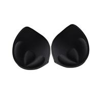 Perfeclan BH-Einlagen für Damen, herausnehmbare, weiche Brusteinlagen für Yoga, Bademode, Bikini, schwarz L