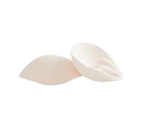 Perfeclan BH Pads, BH-Einlagen Einsätze, Bequeme, Atmungsaktive, Brustpolster, BH-Polsterung Herausnehmbare Brustvergrößerer Einsätze für Bademode, Bikinis, Sport BH, Beige 4cm